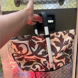 I seen Welt Elegant Brown and Cream Travel Tote